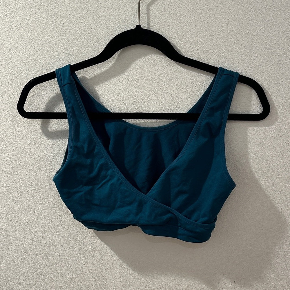 Caramel Teal Wrap Bra